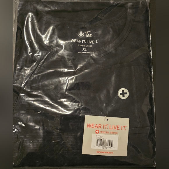 NEW WHITE CROSS Fit Long Sleeve Crew Neck shirt -UNDERSCRUBS - Picture 3 of 3